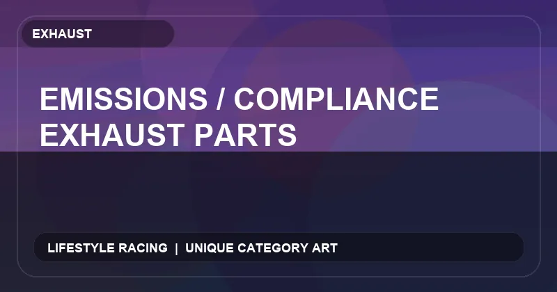 Emissions / Compliance Exhaust Parts